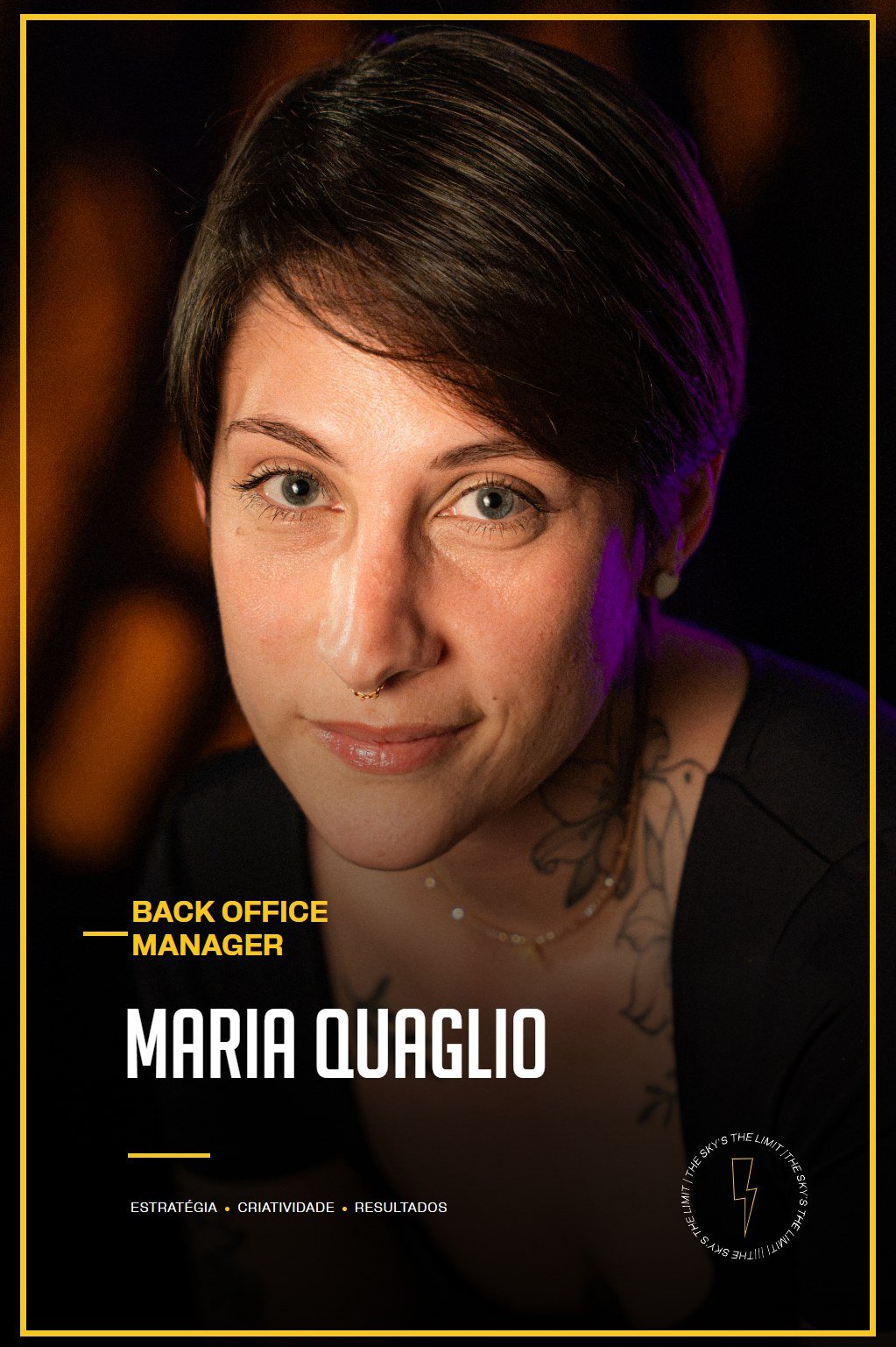 Maria Quaglio — Back Office Manager